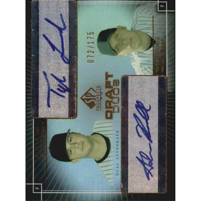 2004 SP Prospects Draft Duos Dual Autographs #LR Tyler Lumsden/Adam Russell