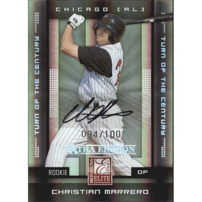 2008 Donruss Elite Extra Edition Signature Turn of the Century #113 Christian Marrero/100