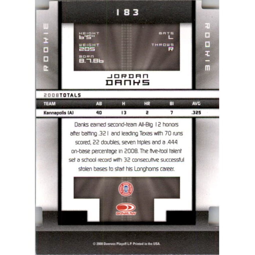 2008 Donruss Elite Extra Edition Status #183 Jordan Danks