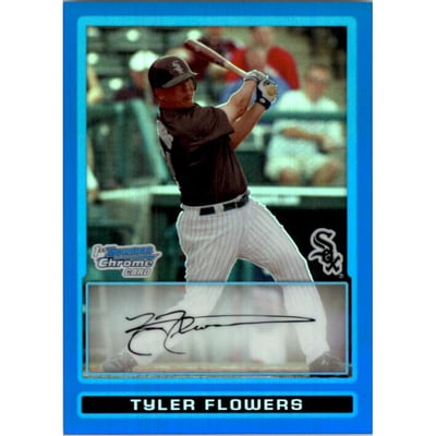 2009 Bowman Chrome Prospects Blue Refractors #BCP23 Tyler Flowers