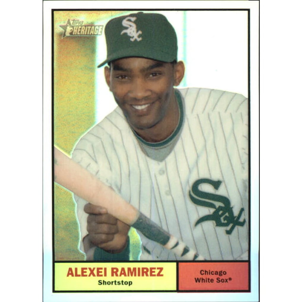 2010 Topps Heritage Chrome Refractors #C123 Alexei Ramirez