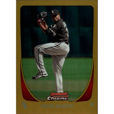 2011 Bowman Chrome Gold Refractors #3 Edwin Jackson