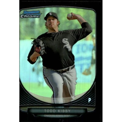 2013 Bowman Chrome Mini Black Refractors #53 Todd Kibby