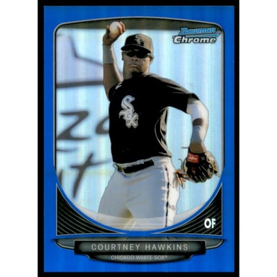 2013 Bowman Chrome Prospects Blue Refractors #BCP217 Courtney Hawkins