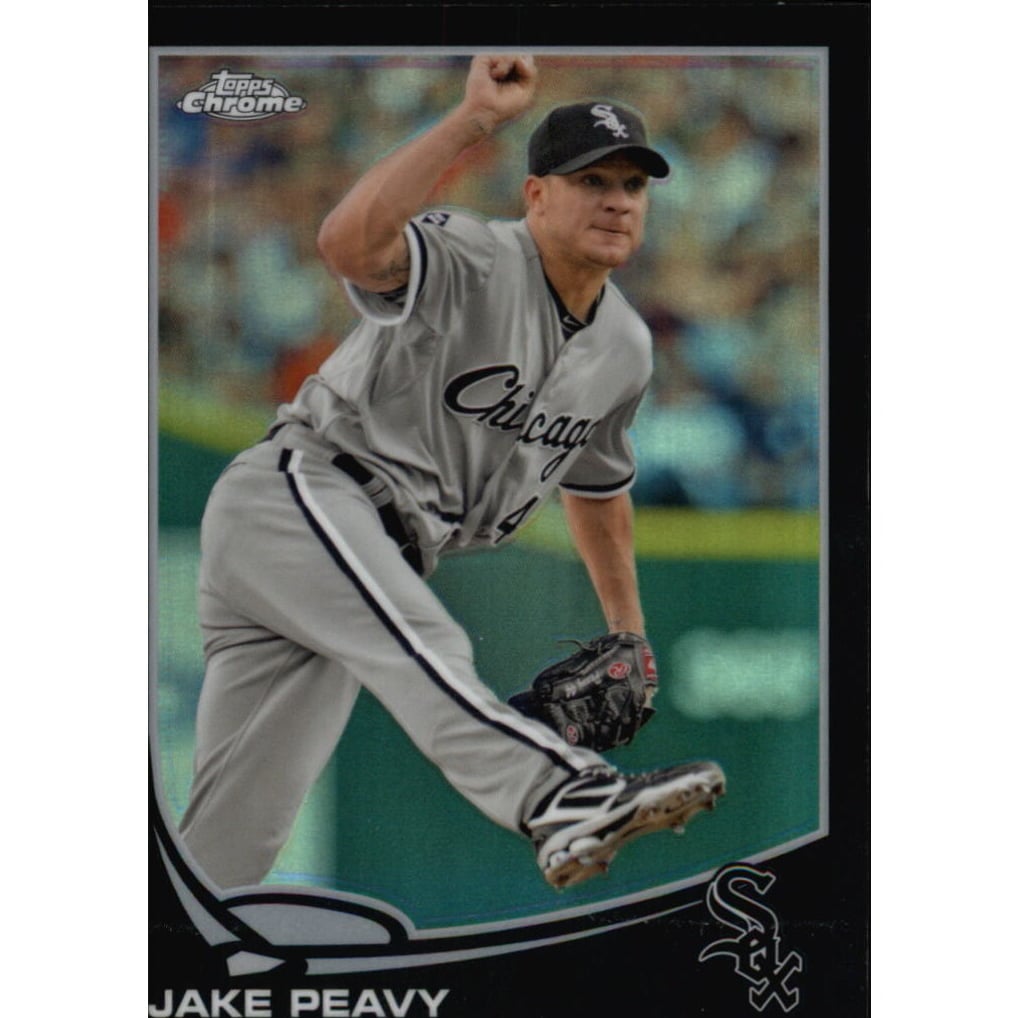 2013 Topps Chrome Black Refractors #47 Jake Peavy