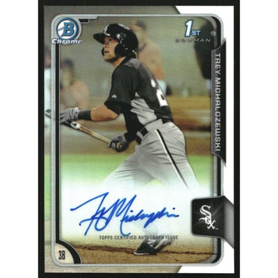 2015 Bowman Chrome Prospect Autographs Refractors #BCAPTM Trey Michalczewski