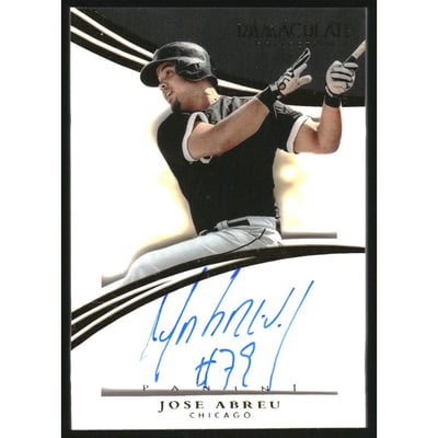 2015 Immaculate Collection Shadowbox Signatures #35 Jose Abreu/99