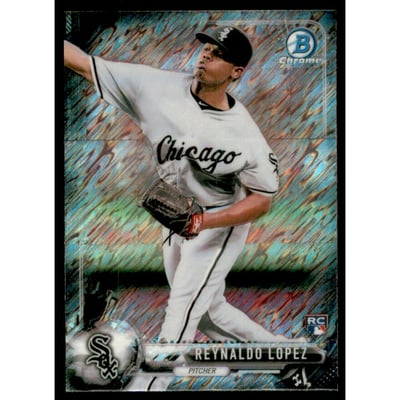 2017 Bowman Chrome Mini Black Shimmer Refractors #27 Reynaldo Lopez