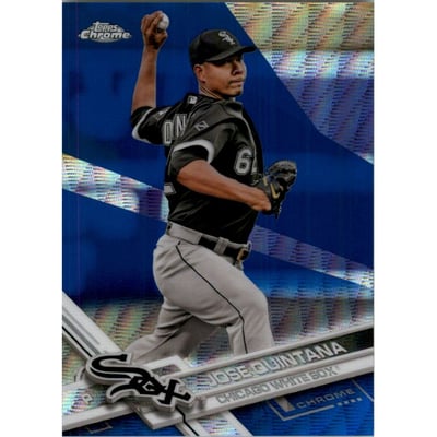 2017 Topps Chrome Blue Wave Refractors #30 Jose Quintana
