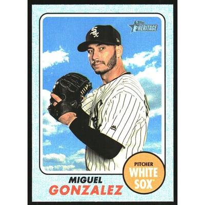 2017 Topps Heritage Blue #640 Miguel Gonzalez