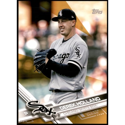 2017 Topps Update 5x7 Gold #US23 Derek Holland