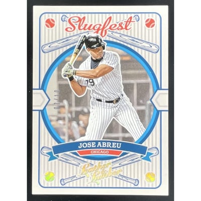 2019 Panini Leather & Lumber Slugfest #SF-1 Jose Abreu