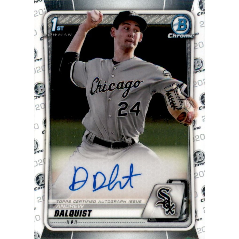 2020 Bowman Chrome Prospect Autographs #CPAAD Andrew Dalquist