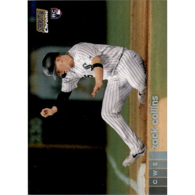 2020 Stadium Club Chrome Gold Refractors #72 Zack Collins