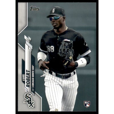 2020 Topps Base Set Photo Variations #392A Luis Robert/wearing sunglasses
