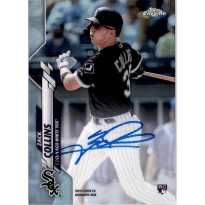 2020 Topps Chrome Rookie Autographs Refractors #RAZC Zack Collins