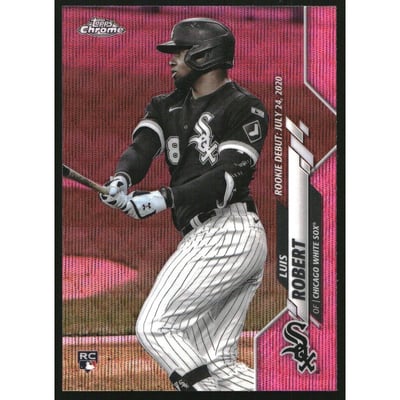 2020 Topps Chrome Update Pink Wave Refractors #U58 Luis Robert