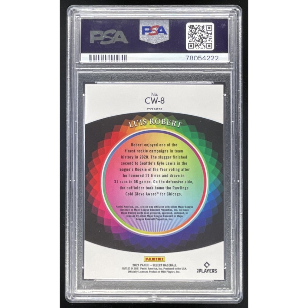 2021 Panini Select Color Wheel #CW-8 Luis Robert PSA 10