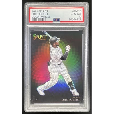 2021 Panini Select Color Wheel #CW-8 Luis Robert PSA 10