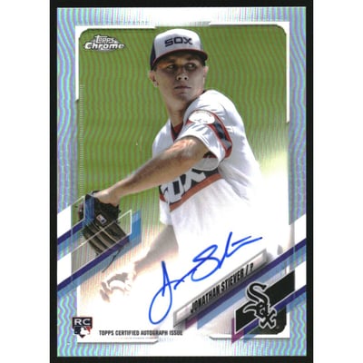 2021 Topps Chrome Rookie Autographs Refractors #RAJST Jonathan Stiever
