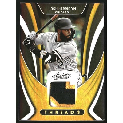 2022 Absolute Threads Retail Gold #6 Josh Harrison/10