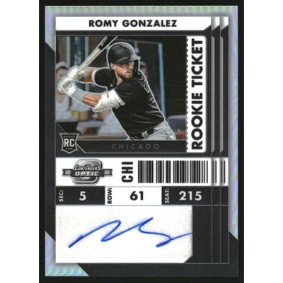2022 Panini Chronicles Contenders Optic Rookie Ticket #48 Romy Gonzalez