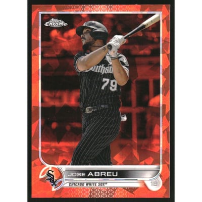 2022 Topps Chrome Sapphire Orange Refractors #84 Jose Abreu