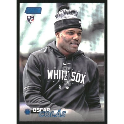 2023 Stadium Club Blue Foil #244 Oscar Colas