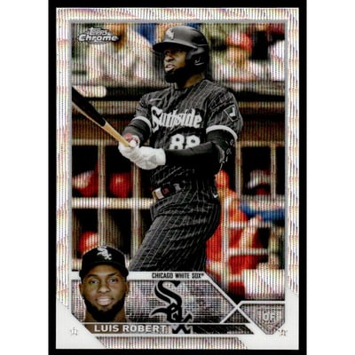 2023 Topps Chrome Blue Wave Refractors #125 Luis Robert