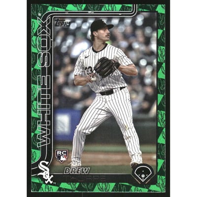 2025 Topps Spring Training Green Foil #320 Drew Thorpe