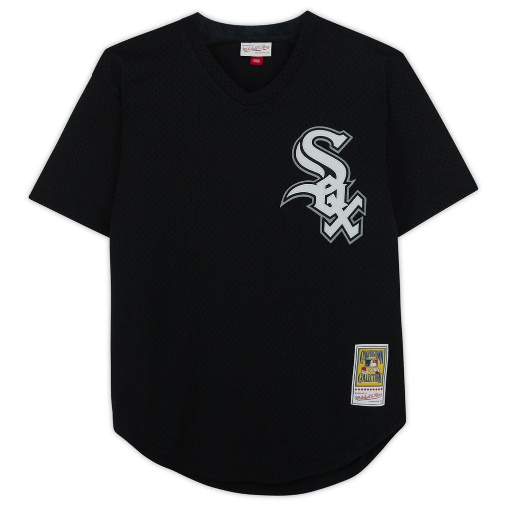 Carlton Fisk Chicago White Sox Autographed Fanatics Authentic Black Mitchell & Ness Authentic Batting Practice Jersey 