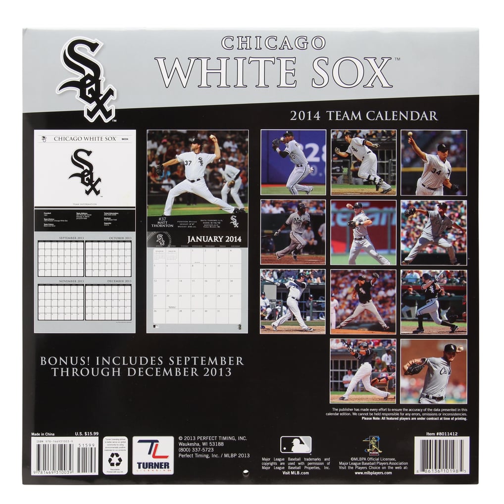 Chicago White Sox 12'' x 12'' Wall Calendar