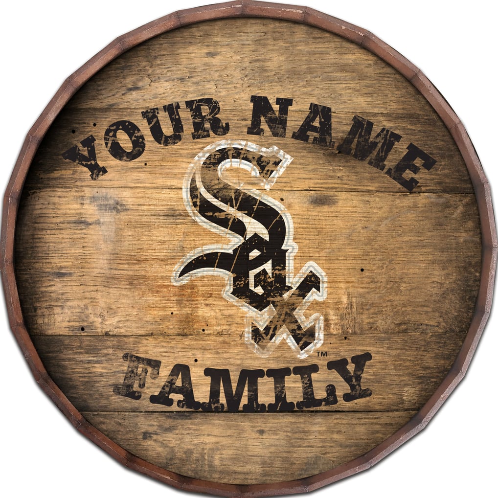 Chicago White Sox 24" Personalized Barrel Top