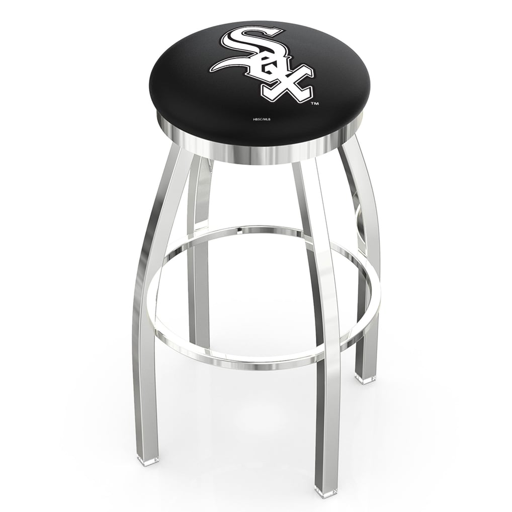 Chicago White Sox 36" Chrome Swivel Counter Stool
