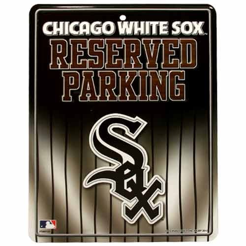 Chicago White Sox 8.5'' x 11'' Metal Reserved Parking Sign