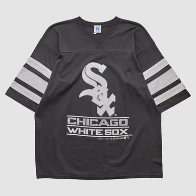 Chicago White Sox Logo 7 1990 T-shirt - Black - XL by Fanatics Real Vintage
