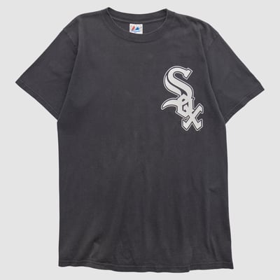 Chicago White Sox Majestic 2000s T-shirt - Black - S by Fanatics Real Vintage