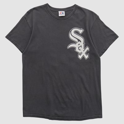 Chicago White Sox Majestic 2010s T-shirt - Black - M by Fanatics Real Vintage