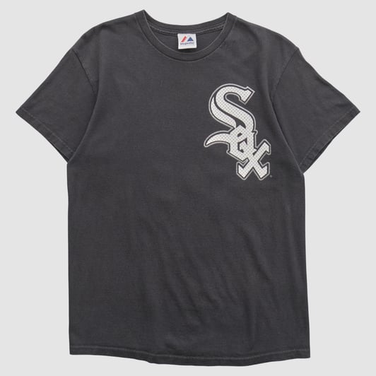 Chicago White Sox Majestic 2010s T-shirt - Black - M by Fanatics Real Vintage