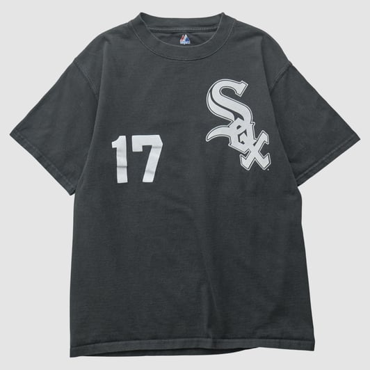 Chicago White Sox Majestic 2010s T-shirt - Black - S by Fanatics Real Vintage