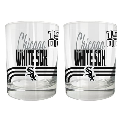 Chicago White Sox Two-Piece 12oz. Heritage Rocks Glass Set