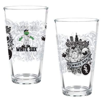 Chicago White Sox Two-Piece 16oz. Hometown Series Pint Glass Set