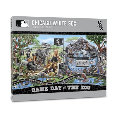 Chicago White Sox Fanpoint 10.5" x 28" Game Day at the Zoo 500-Piece Puzzle