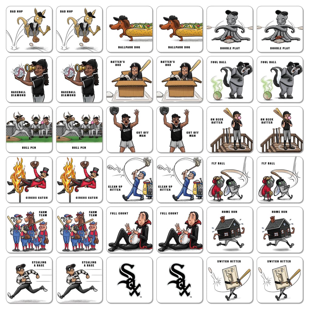 Chicago White Sox Fanpoint Licensed Memory Match Game