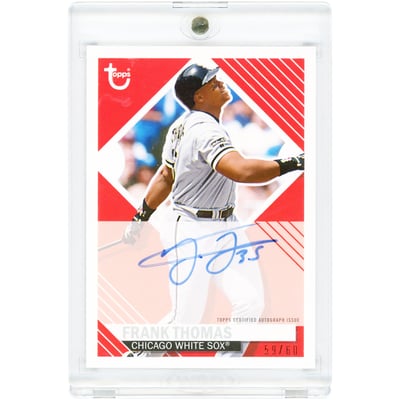 Frank Thomas Chicago White Sox Autographed 2021 Topps Brooklyn Collection #BKA-FT #59/60 Card