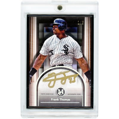 Frank Thomas Chicago White Sox Autographed 2024 Topps Museum Collection Black Framed #FMA-FTH #1/5 Card
