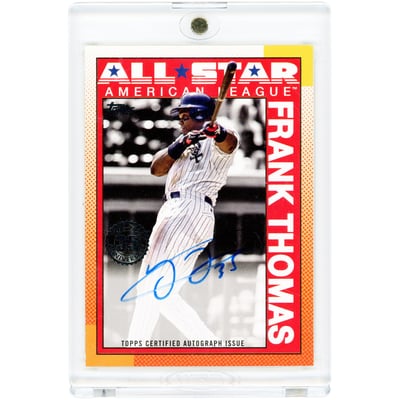 Frank Thomas Chicago White Sox Autographed 2025 Topps 1990 Topps All Star Design #90AS-FT Card 