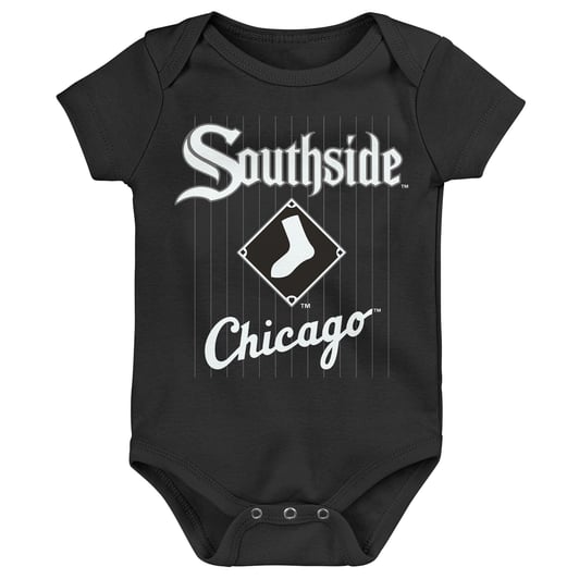 Chicago White Sox Outerstuff Infant City Connect Bodysuit - Black
