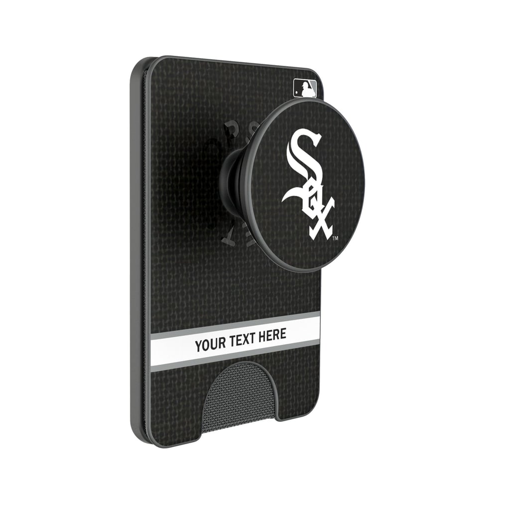Chicago White Sox Keyscaper Personalized Solid PopSockets Magnetic Wallet