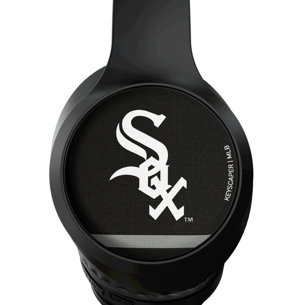 Chicago White Sox Keyscaper Stripe Wireless Bluetooth Headphones With Case